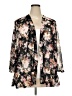 North Style Black Kimono Size 2X - photo 1