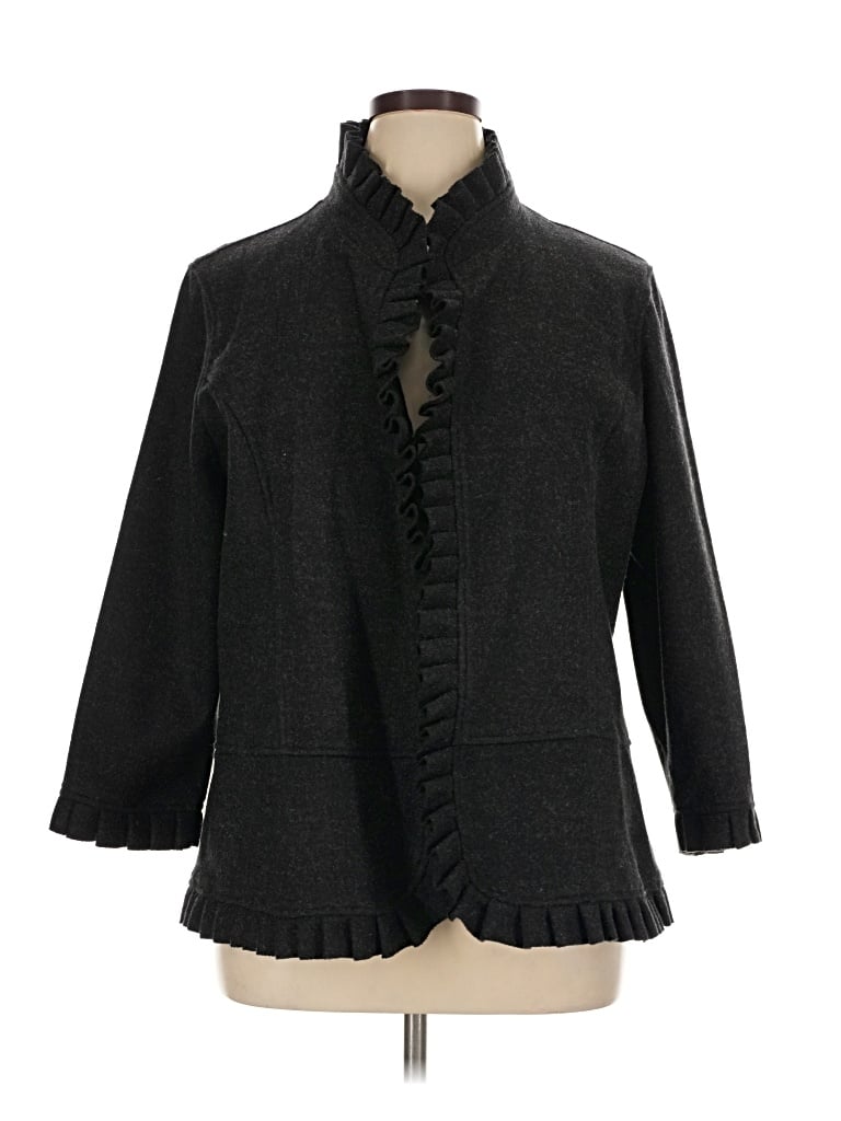 Pre-owned Multiples Blazer Jacket In Gray