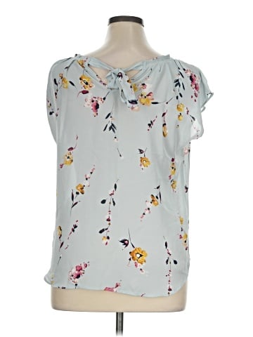 LC Lauren Conrad Short Sleeve Blouse (view 2)