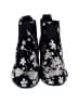 Anne Klein Floral Black Ankle Boots Size 7 - photo 2