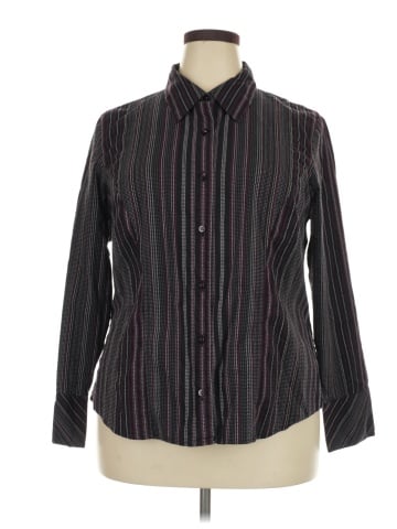 Lane Bryant Long Sleeve Button-Down Shirt (view 1)