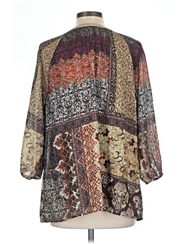 Christopher & Banks 3/4 Sleeve Blouse (view 2)