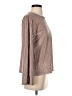 Dantelle Brown Long Sleeve Blouse Size S - photo 4