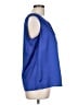Kasper Blue Sleeveless Blouse Size L - photo 4