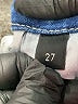 Flying Monkey Color Block Blue Jeans Size 27 waist - photo 8
