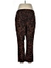 Chico's Paisley Brown Casual Pants Size Lg Petite (2.5) - photo 2