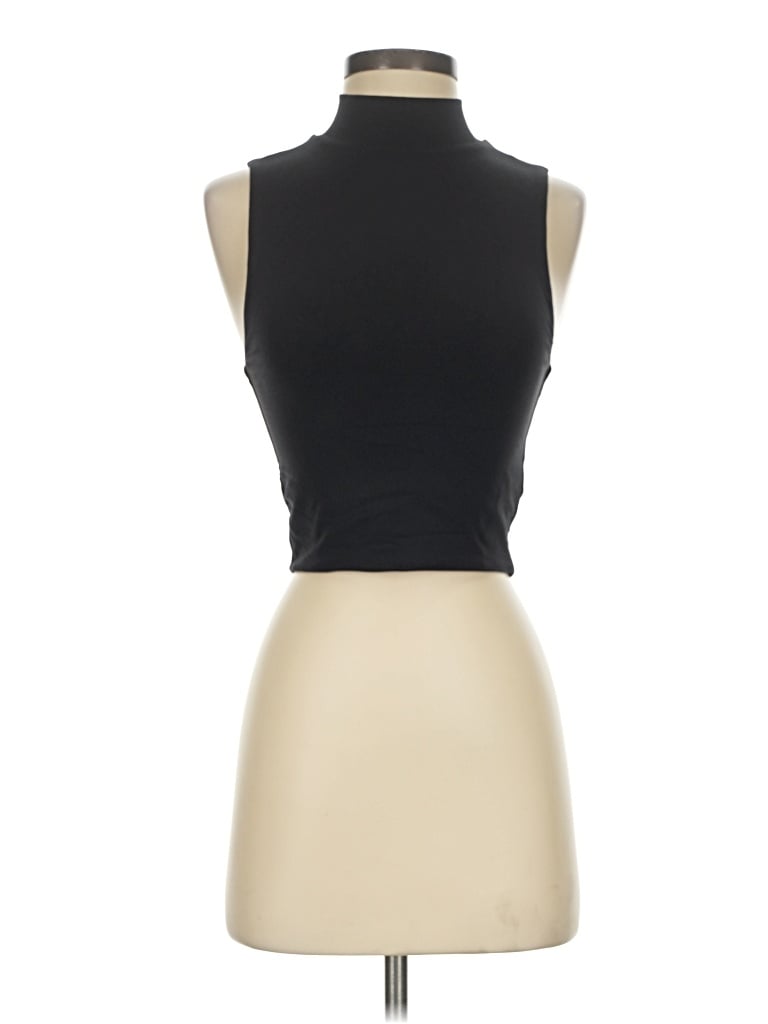 Pre-owned Babaton Tank Top Black Turtleneck Tops