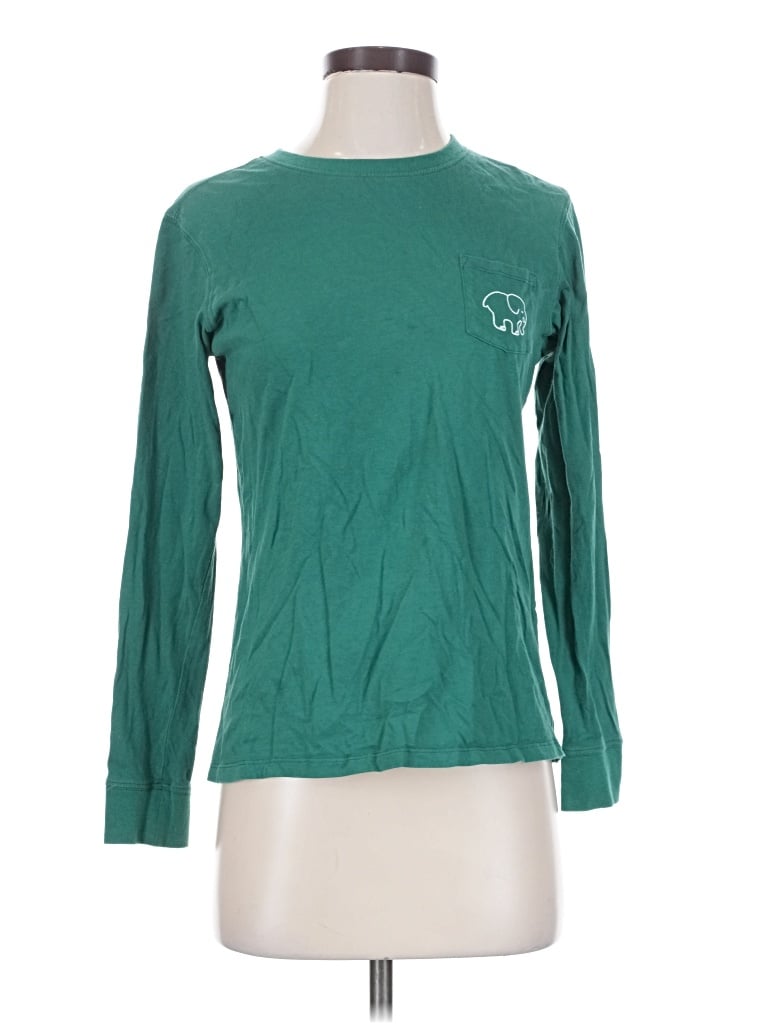 Pre-owned Ivory Ella Long Sleeve T-shirt In Green