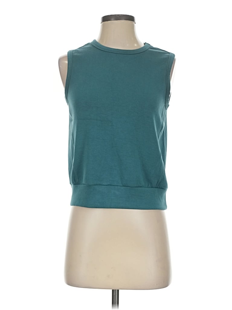 Pre-owned Double Zero Sleeveless T-shirt In Teal