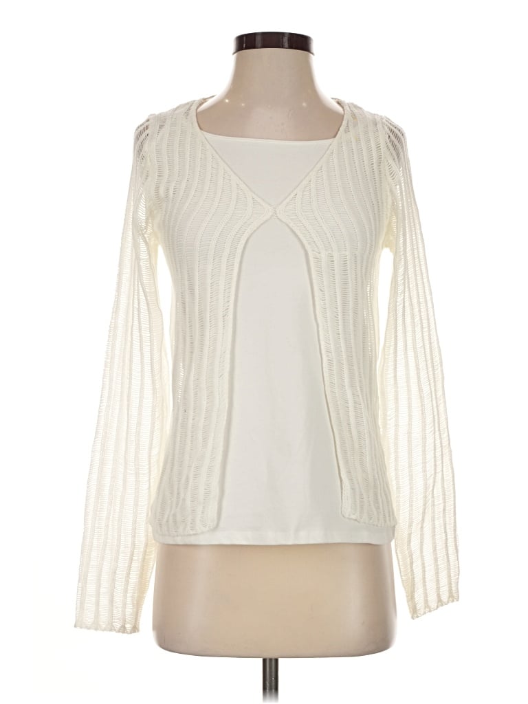 Pre-owned Edikted Pullover Sweater In Ivory