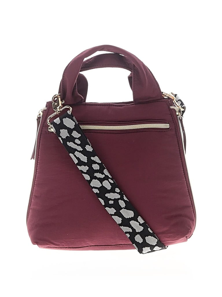 Pre-owned Stella & Dot Crossbody Bag In Burgundy
