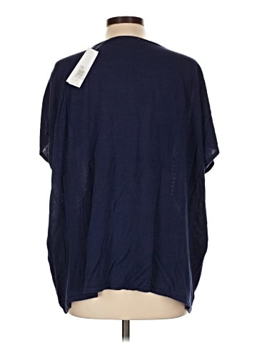 Joan Vass Short Sleeve Blouse (view 2)
