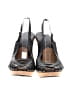 MICHAEL Michael Kors 100% Leather Black Heels Size 8 1/2 - photo 2