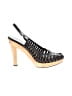 MICHAEL Michael Kors 100% Leather Black Heels Size 8 1/2 - photo 1