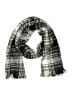 Steve Madden 100% Polyester Plaid Gray Scarf One size - photo 1