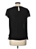 LC Lauren Conrad 100% Polyester Silver Short Sleeve Top Size L - photo 2