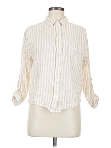 Lucky & Coco 3/4 Sleeve Button-Down Shirt (view 1)