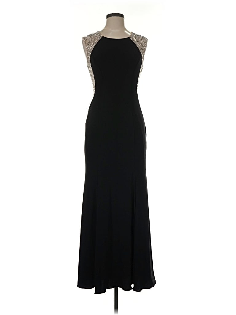 Pre-owned Xscape Cocktail Dress In Black