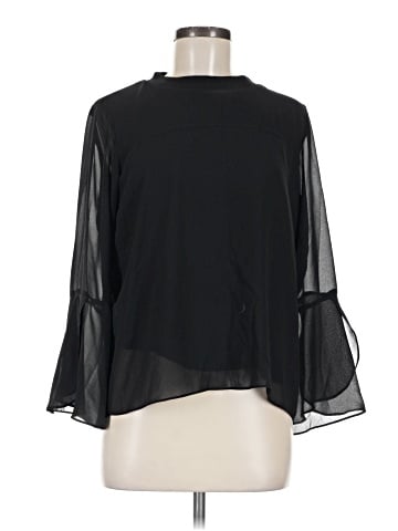 Zara Basic 3/4 Sleeve Blouse (view 1)