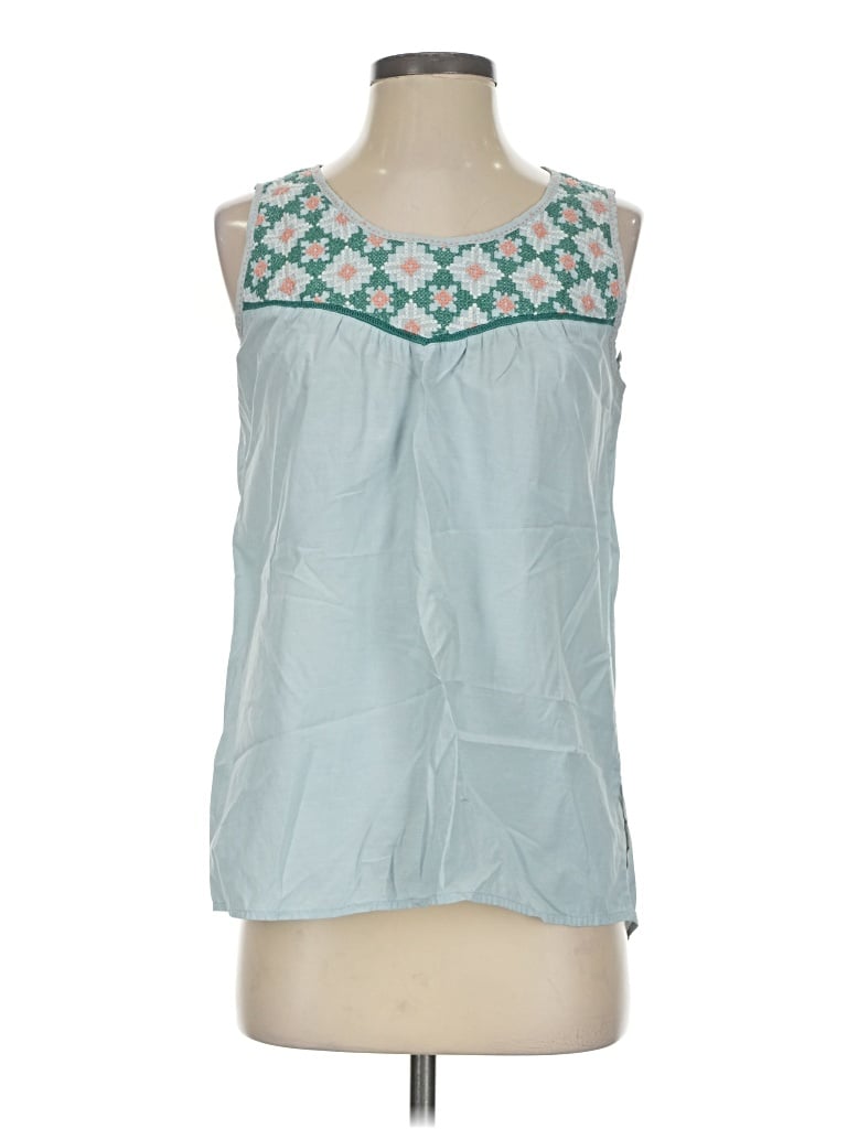 Pre-owned Mountain Khakis Sleeveless Blouse In Teal