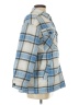 Love Tree Plaid Blue Coat Size S - photo 4