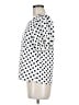 Green Envelope Polka Dots White Short Sleeve Blouse Size M - photo 5