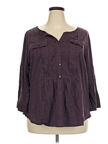 Gloria Vanderbilt 3/4 Sleeve Blouse (view 1)