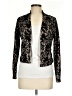 Papaya 100% Polyester Floral Black Blazer Size M - photo 1