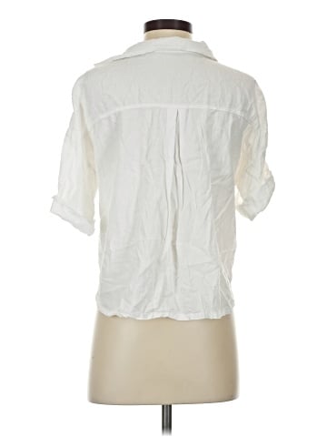 Zara 3/4 Sleeve Button-Down Shirt (view 2)