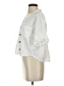 Zara White 3/4 Sleeve Button-Down Shirt Size XS - photo 5