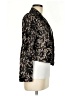 Papaya 100% Polyester Floral Black Blazer Size M - photo 4