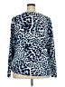 Belle By Kim Gravel Animal Print Blue Pullover Sweater Size XXL - photo 2