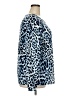 Belle By Kim Gravel Animal Print Blue Pullover Sweater Size XXL - photo 4