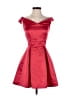 Zara Basic Solid Red Cocktail Dress Size XS - photo 1