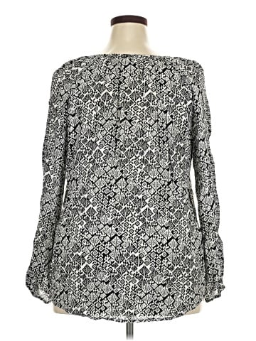 Faded Glory Long Sleeve Blouse (view 2)