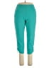 Weekends by Chico's Solid Teal Active Pants Size Lg (2) - photo 1