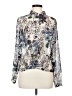 CAbi 100% Polyester Floral Ivory Long Sleeve Blouse Size S - photo 1