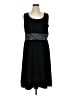 Perceptions Black Cocktail Dress Size 1X - photo 1