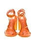 Gianni Bini 100% Leather Orange Sandals Size 9 1/2 - photo 2