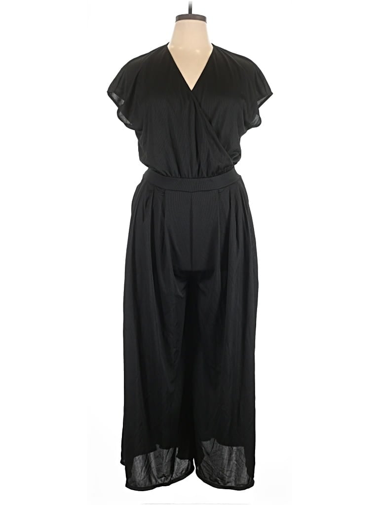 Pre-owned Halara Jumpsuit In Black