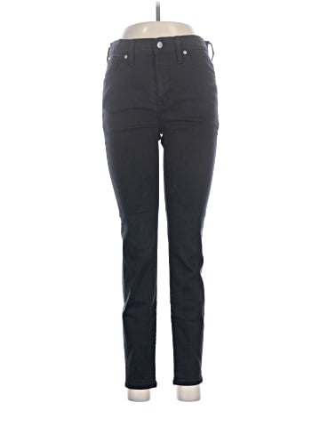 Madewell 9" Mid-Rise Skinny Jeans in Lunar Wash: TENCEL&trade; Denim Edition (view 1)