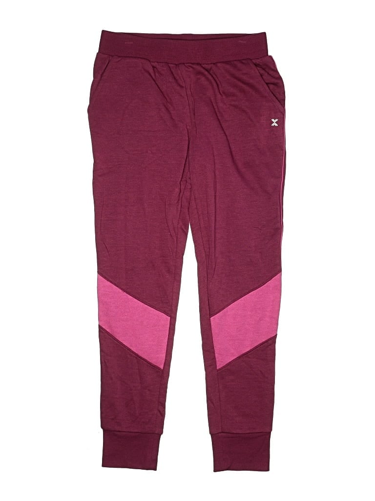 Pre-owned Xersion Kids' Track Pants In Burgundy