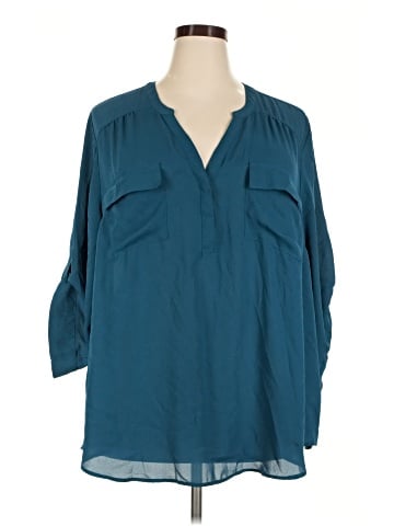 Torrid 3/4 Sleeve T-Shirt (view 1)