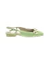 Dolce Vita Color Block Green Flats Size 10 1/2 - photo 1