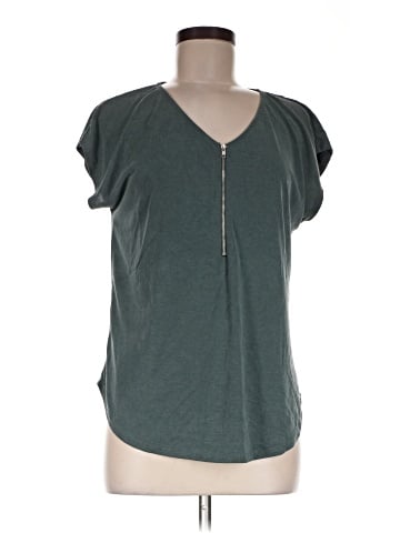 Green Envelope Short Sleeve Top (view 1)