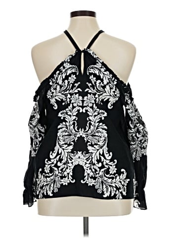 INC International Concepts 3/4 Sleeve Blouse (view 2)