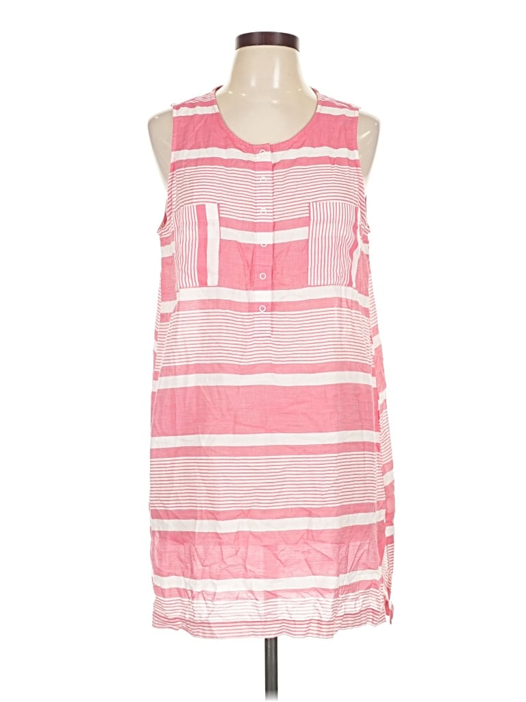 Pre-owned Mud Pie Sleeveless Top Pink Halter Neckline Tops