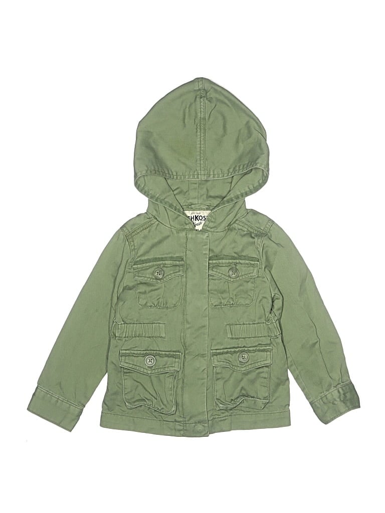 Pre-owned Oshkosh B'gosh Kids' Jacket In Green