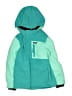 Lands' End 100% Nylon Color Block Green Teal Snow Jacket Size S (kids) - photo 1