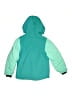 Lands' End 100% Nylon Color Block Green Teal Snow Jacket Size S (kids) - photo 2